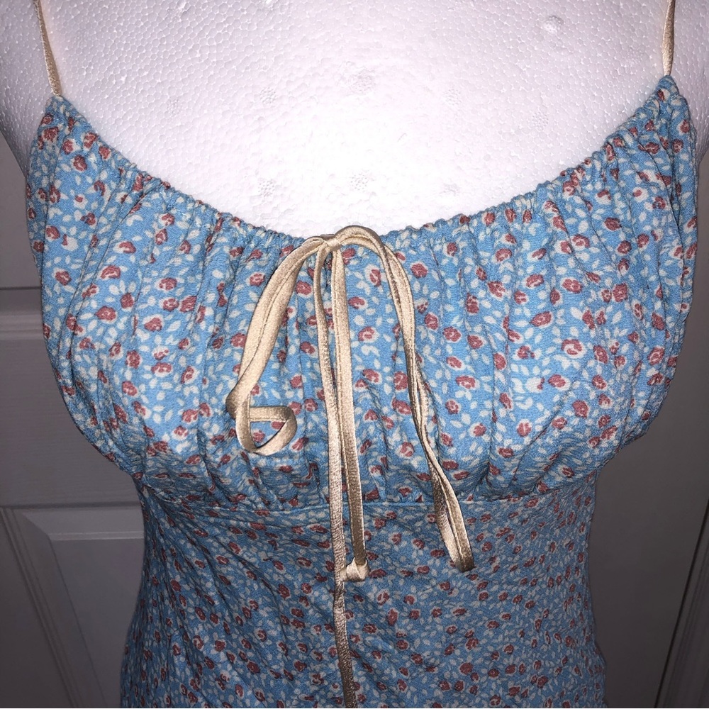 NWT Cotton Candy LA Blue Floral Dress - Picture 9 of 10